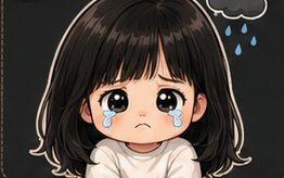 감정 스티커 슬퍼