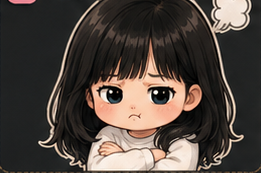 감정 스티커 삐졌어