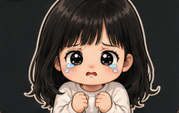 감정 스티커 울고 싶어