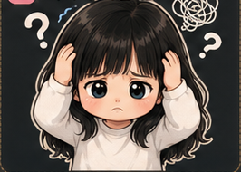 감정 스티커 머리가 복잡해